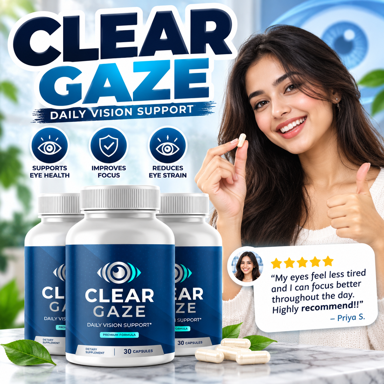 Clear Gaze Reviews: What Are Buyers Saying About This Eye Supplement